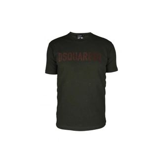 Dsquared2 T-Shirts, male, Green, Size: 2XL Cool T-Shirt
