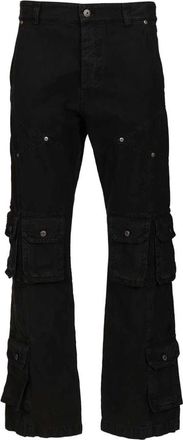 Off-white Trousers - male - Off White - Wide Jeans - Black - L - Jeans