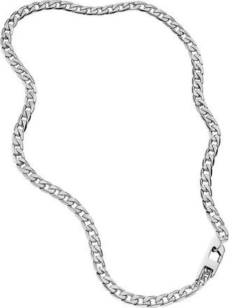 Diesel D Logo Ketting - Heren - Accessoires - Grijs - Maat: ONE Size