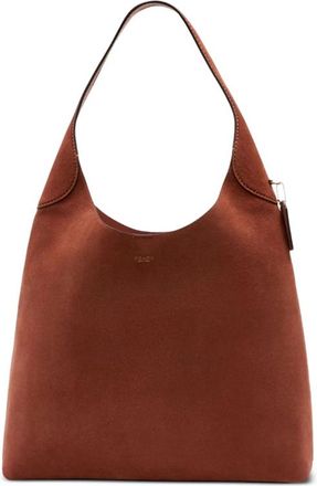 Coach Brooklyn 39 Suede Logo-print Tote Bag