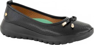 Andrea Womens Ballerina Flats In Black