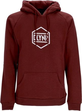 Dolly Noire Logo Hoodie Bordeaux Sweatshirt met lange mouwen - Heren - Hoodies - Rood - XL - Katoen - Hoodies & sweatvesten