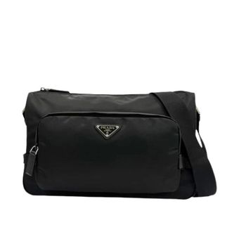 Prada Pre-owned Crossbody Bag - Dames - Pre-owned - Zwart - Maat: ONE Size Leer