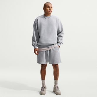 Nike Mens Solo Fleece Shorts in Grey | IX1921-063