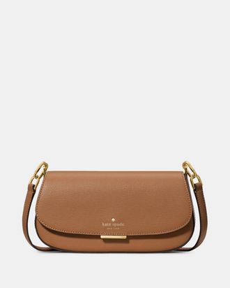 Kate Spade New York Womens Quinn Mini Crossbody Bag - Brown - One Size
