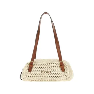 Versace Versace Tag crochet knitted bowling bag Woman One Size