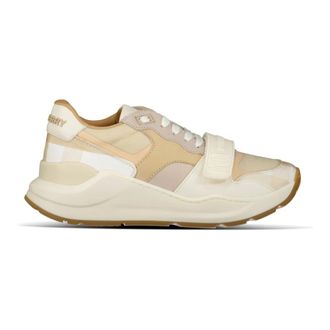 Burberry Ramsey Runner Trainers - female - Burberry - Sneakers - Beige - 4 UK - Shoes
