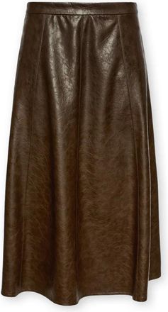 Elena Miro Dames, Rokken, Bruin, Maat: L Viscose