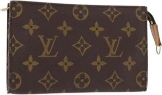Louis Vuitton Pre-owned Clutches, female, Brown, Size: ONE SIZE Pre-owned Vintage Canvas Clutch