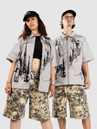 Vitriol Channel Full Zip Shirt grijs