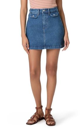 Paige Janelle Denim Miniskirt in Laguna at Nordstrom, Size 28