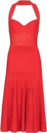 Balmain Mujer, Vestidos, Rojo, Talla: M