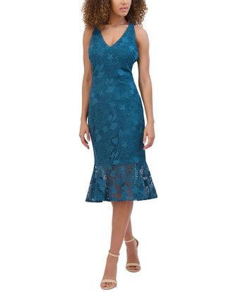 Siena My Balconia Floral Lace Midi Dress