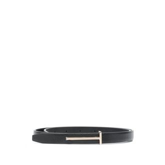 Tom Ford Belts, female, Black, Size: 85 CM T-Bar Belt