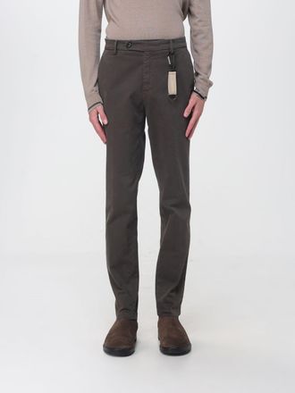 Manuel Ritz Slim Fit Chino Trousers in Stretch Cotton with Slant Pockets