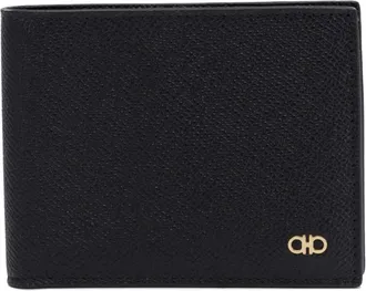 Ferragamo Black Leather Wallet Stylish Accessories - male - Ferragamo - Wallets & Cardholders - Black - ONE SIZE - Accessories