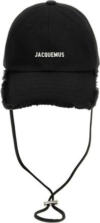 Jacquemus Le Bob Artichaut Gorra de Algod&oacute;n Bordada - Accessories - unisex - Negro - ONE SIZE