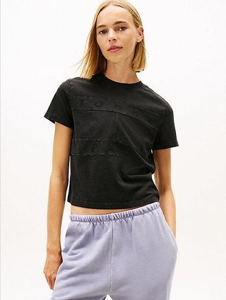 Tommy Hilfiger Tonal Logo Crew Neck T-Shirt