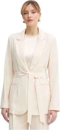 Silvian Heach Kolew Blazer - Dames - Blazers - Beige - M - Polyester - Jassen