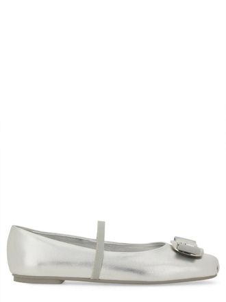 Ferragamo New Vara Lamb Leather Flats