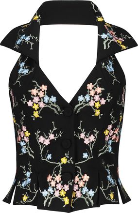 Moschino Floral Embroidery Top