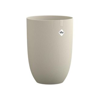 ELHO Maceta Alta - Elho - Sereh Alta 40 - 50 L - &Oslash; 39 X H 53 Cm - Beige - Balc&oacute;n/interior/exterior
