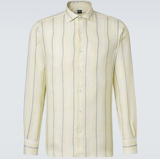 Fedeli Striped linen shirt