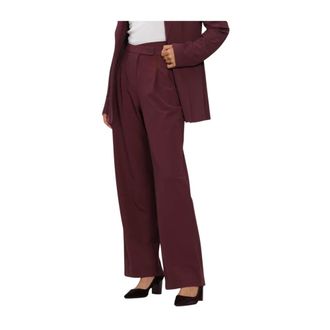 JapanTKY Biharu Wijde Broek - Dames - Broeken - Bruin - Maat: L