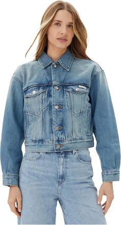 Calvin Klein Mujer, Chaquetas, Azul, Talla: S