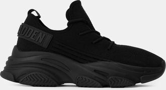 Steve Madden Mens Prospect Lace-Up Sneakers in Black - Size UK 11