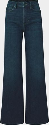 Veronica Beard Taylor Stretch Denim Wide-Leg Jeans