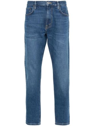 Jeanerica Low waist jeans met toelopende pijpen - Blauw