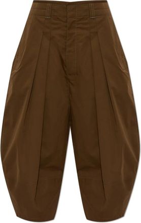 Christophe Lemaire Volume Bermudas - female - Lemaire - Bermudas - Brown - XS - Shorts