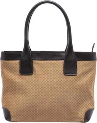 Gucci Pre-owned Tote Bags, female, Beige, Size: ONE SIZE Pre-owned Tote Bag
