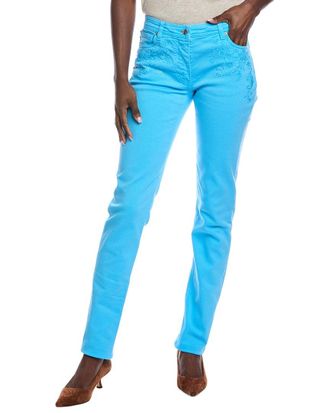 Etro Embroidered Skinny Jean
