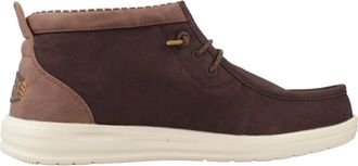 Hey Dude Wally Mid Gripr Vin Classic - Heren - Veterlaarzen - Bruin - 44 EU - Schoenen