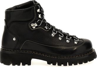 Dsquared2 Canadian Lace-up Leather Ankle Boots