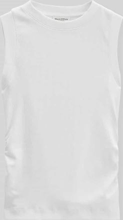 Marc O'Polo Slim Fit Top aus Baumwoll-Mix in Weiss, Gr&ouml;&szlig;e XL