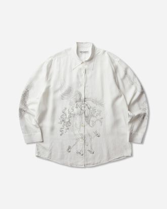 Our Legacy Women s Favourite Shirt Pointillism Allegory Print