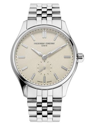 Frederique Constant Fr&eacute;d&eacute;rique Constant Classics Index Small Seconds Heren Horloge Zilverkleurig FC-530CR3B6B