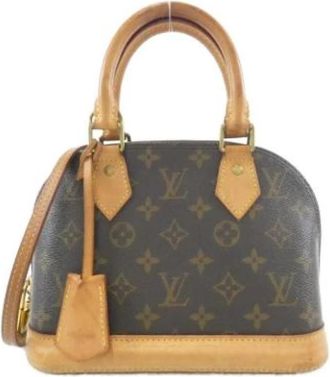 Louis Vuitton Pre-owned Handbag - Dames - Vintage Handtas - Bruin - ONE Size - Vintage