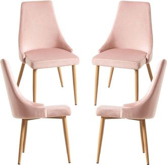 Regalos Miguel Regalos Miguel - Packs Sillas Comedor - Pack 4 Sillas Stoik Wood - Rosa