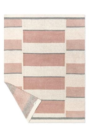 Barefoot Dreams CozyChic&copy; Playa Checkered Throw Blanket in Cream Multi at Nordstrom