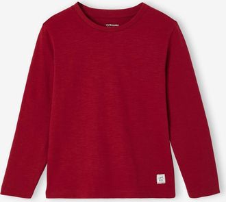 Vertbaudet Jungen Langarmshirt rot