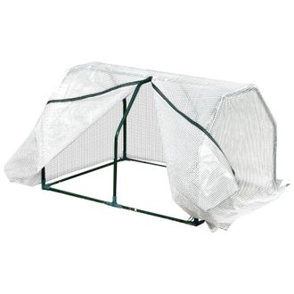 OUTSUNNY 99x71x60cm Mini PVC Cover Steel Frame Greenhouse | TJ Hughes