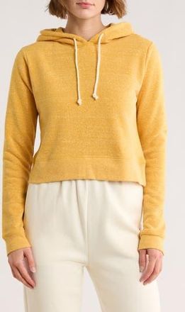 Threads 4 Thought Fleece Crop Hoodie in Saffron at Nordstrom Rack, Size X-Large