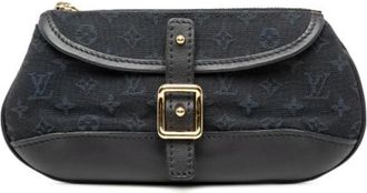 Louis Vuitton Pre-owned Anne Sophie Pouch - Dames - Vintage Clutch - Blauw - ONE Size - Vintage