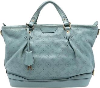 Louis Vuitton Pre-owned Handbags, female, Blue, Size: ONE SIZE Pre-owned Vintage Leather Handbag
