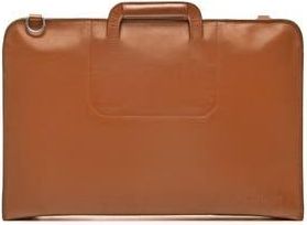 Korchmar Jackson Zippered Leather Briefcase in Tan at Nordstrom