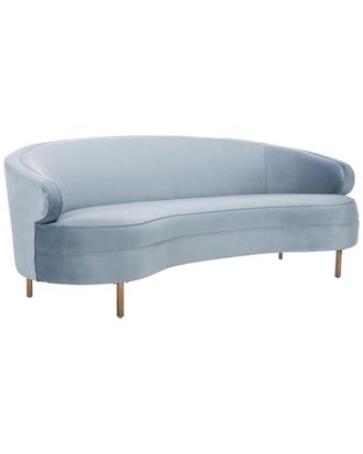 Safavieh Couture Primrose Blue Curved Sofa